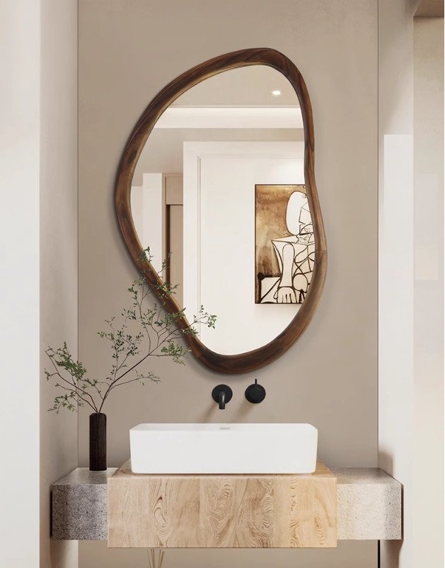 Abigail Wooden Mirror - Image 5