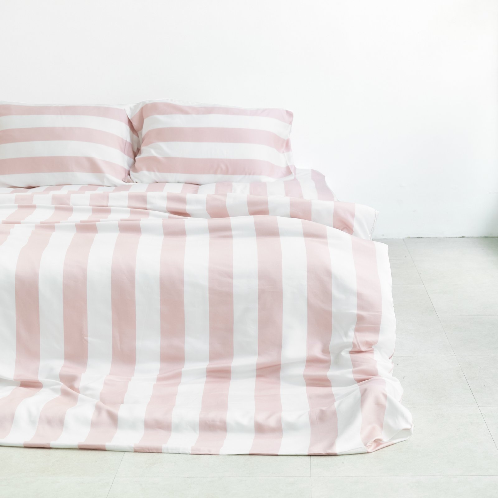 Organic Bamboo Bedding - Rose Stripe