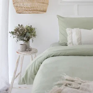 Mint Bamboo Bedding Set (Queen)