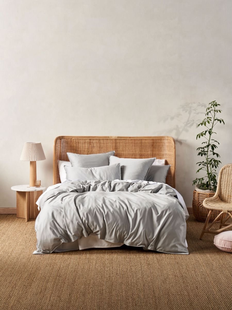 Silver Bamboo Bedding Set (King Plus)